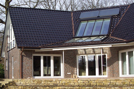 Объект из Клинкерный кирпич Roben ACCUM сине-коричневый