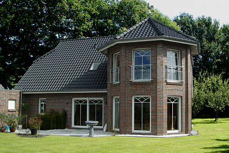 Объект из Керамическая черепица Roben Limburg синевато-серый (антрацит)