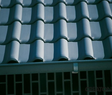 Объект из Керамическая черепица Creaton FUTURA NUANCE grau engobiert