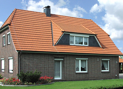 Объект из Керамическая черепица Roben Elsass натуральный красный