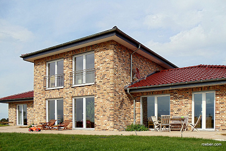 Объект из Керамическая черепица Roben Flandern Plus Кайенский блестящий ангоб