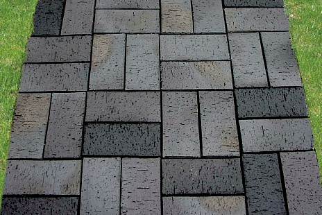 Объект из Клинкерная брусчатка Roben Мощение Roben SCHWABING schwarz-buntgeflammt, gefast