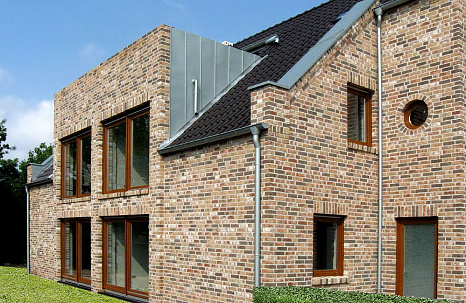 Объект из Кирпич Roben MOORBRAND торфяной пестрый