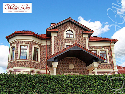 Объект из Облицовочные камни White Hills Искусственный декоративный камень Whitehills Бремен брик 308-40