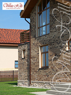 Объект из Облицовочные камни White Hills Искусственный декоративный камень Whitehills Кельн брик 324-40