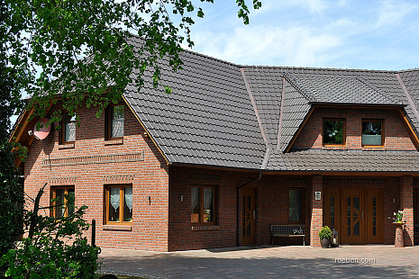 Объект из Кирпич Roben WASSERSTRICH  светлокрасный пестрый