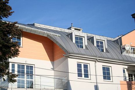 Объект из Кровельный алюминий Alunova Кровельный алюминий Alunova Texcover 50744-9 (под цинк-титан)