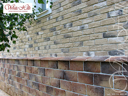 Объект из Облицовочные камни White Hills Искусственный декоративный камень Whitehills Бремен брик 305-10