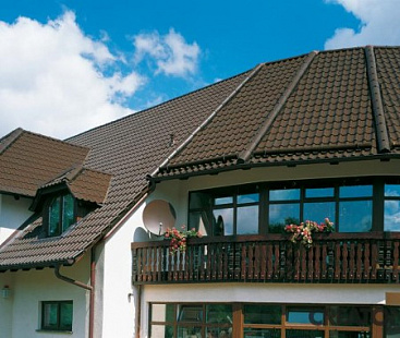 Объект из Керамическая черепица Creaton HARMONIE NUANCE dunkelbraun engobiert