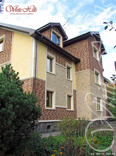 Объект из Облицовочные камни White Hills Искусственный декоративный камень Whitehills Бремен брик 308-40