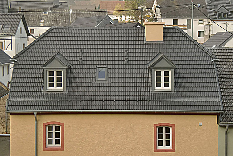 Объект из Керамическая черепица Roben Elsass синевато-серый (антрацит