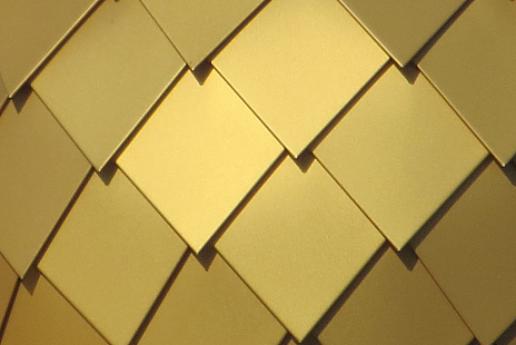 Объект из Кровельный алюминий Alunova Кровельный алюминий Alunova Matt Gold (золотой)