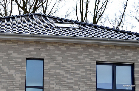 Объект из Керамическая черепица Roben Monza Plus синевато-серый (антрацит)