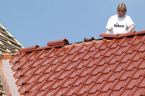 Объект из Керамическая черепица Roben Flandern Plus Кайенский блестящий ангоб