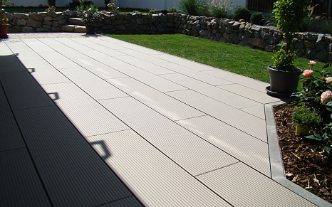 Объект из Террасная керамика Gima Террасная плита Titangrau-gerillt