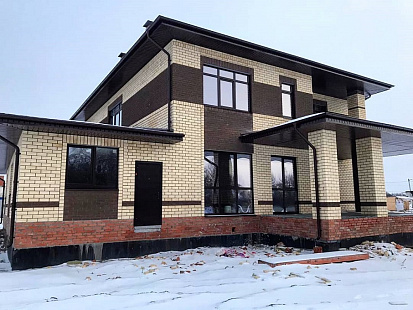 Объект из Облицовочный кирпич Керма Пшеничное лето Бархат ут. ст.