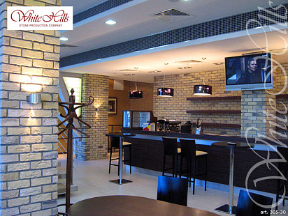 Объект из Облицовочные камни White Hills Искусственный декоративный камень Whitehills Бремен брик 305-30