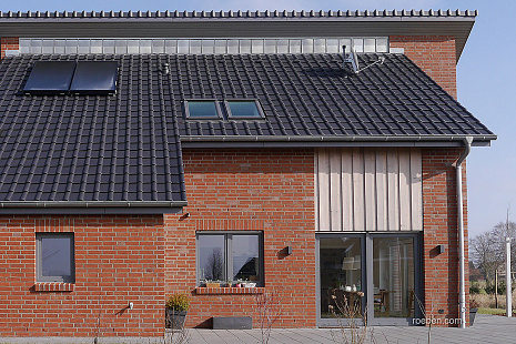 Объект из Керамическая черепица Roben Piemont синевато-серый (антрацит)