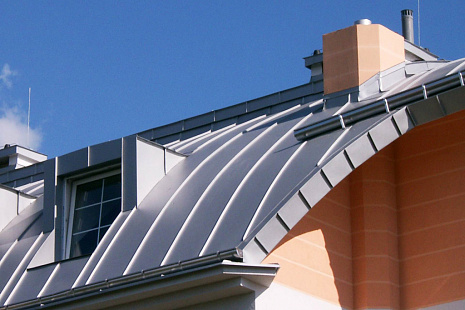 Объект из Кровельный алюминий Alunova Кровельный алюминий Alunova Matt RR-23 (темно-серый)