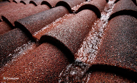 Объект из Композитная черепица AeroDek Композитная черепица рядовая AeroDek Firenze цвет Средиземноморская терракота