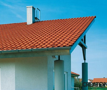 Объект из Керамическая черепица Creaton HARMONIE naturrot