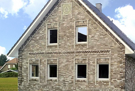 Объект из Кирпич ручной формовки Roben GEESTBRAND скалисто серый