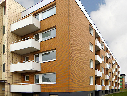 Объект из Кирпич Roben SORRENTO желто-оранжевый