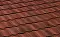 Композитная черепица рядовая AeroDek Tradition цвет Античный красный