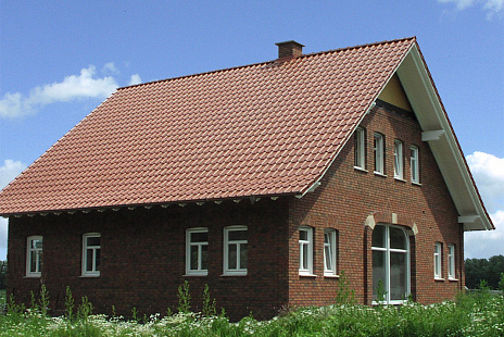 Объект из Керамическая черепица Roben Flandern Plus красный ангобированный