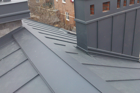 Объект из Кровельный алюминий Alunova Кровельный алюминий Alunova Texcover 50744-9 (под цинк-титан)