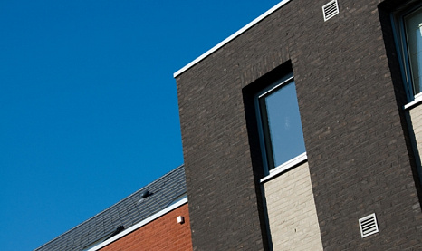 Объект из Кирпич Vandersanden 1 Zwart Mangaan