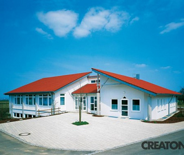 Объект из Керамическая черепица Creaton HARMONIE naturrot