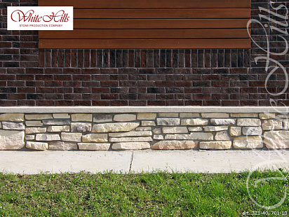 Объект из Облицовочные камни White Hills Искусственный декоративный камень Whitehills Кельн брик 321-40