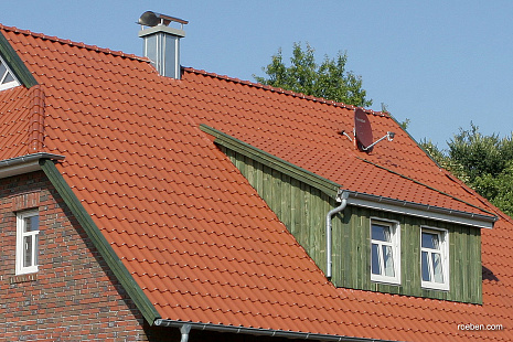 Объект из Керамическая черепица Roben Bornholm медный красно-коричневый