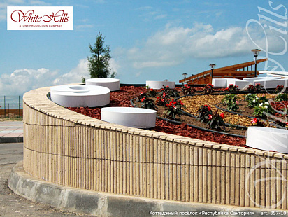 Объект из Облицовочные камни White Hills Искусственный декоративный камень Whitehills Тиволи брик 357-10