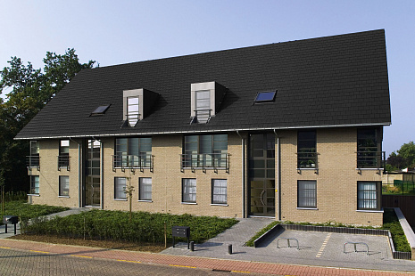 Объект из Керамическая черепица Koramic Actua 10 mattschwarz