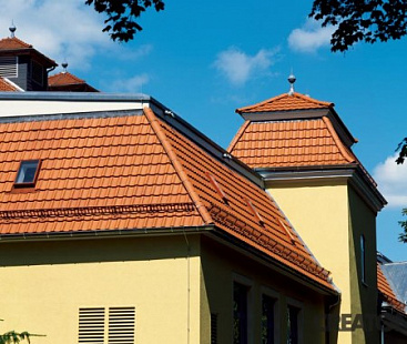 Объект из Керамическая черепица Creaton OPTIMA naturrot