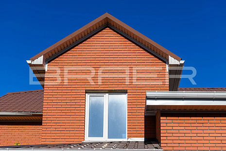 Объект из Кирпич BRAER Красный-2, гладкий