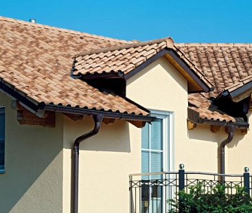 Объект из Керамическая черепица Creaton ROMANO NUANCE toskana engobiert