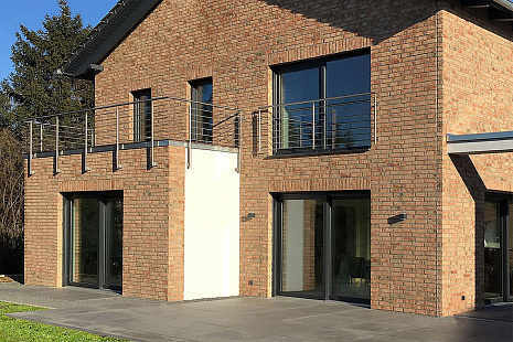 Объект из Кирпич ручной формовки Roben MOORBRAND глиняно-пестрый