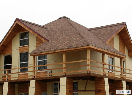 Объект из Гибкая черепица Tegola Nordland Антик Терракота