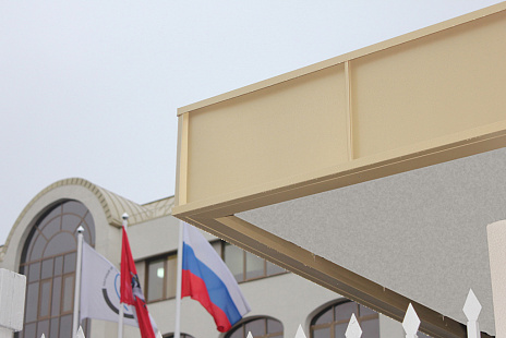 Объект из Кровельный алюминий Alunova Кровельный алюминий Alunova Matt Gold (золотой)