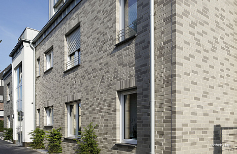 Объект из Клинкерный кирпич Roben FARO серо-пестрый