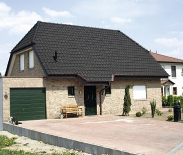 Объект из Керамическая черепица Koramic Alegra 10 edelschwarz