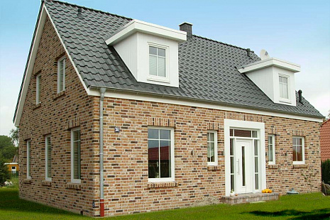 Объект из Керамическая черепица Roben Flandern Plus синевато-серый (антрацит)