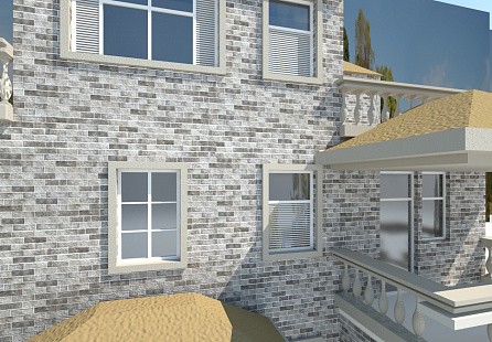 Объект из Облицовочные камни Monopole Ceramica Плитка настенная Muralla Logrono