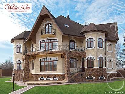 Объект из Облицовочные камни White Hills Искусственный декоративный камень Whitehills Йоркшир 405-40