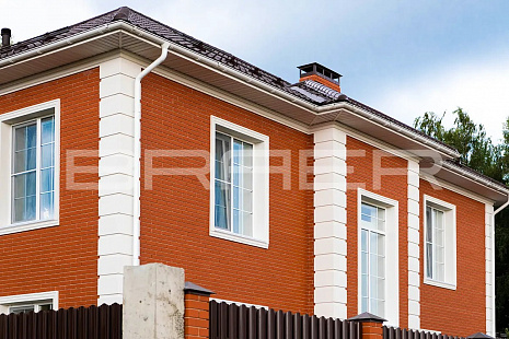 Объект из Кирпич BRAER Красный-2, гладкий