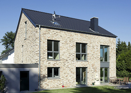 Объект из Керамическая черепица Roben Flandern Plus синевато-серый (антрацит)