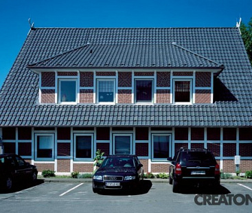 Объект из Керамическая черепица Creaton PREMION NUANCE schieferton engobiert